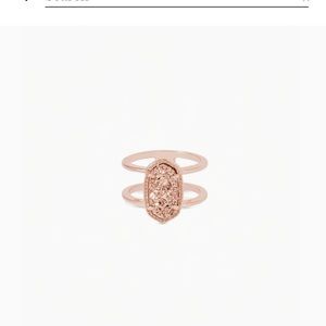Rose Gold Kendra Scott ring